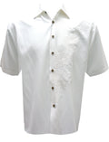 Classy Off White, Tan, Navy, Green, Leaf Embroidery