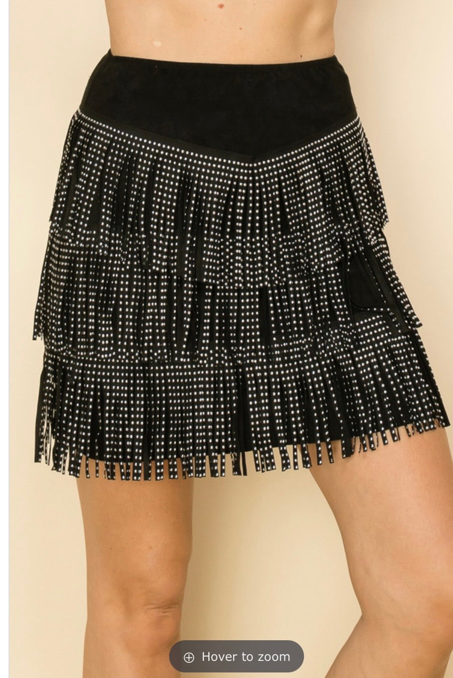 Sparkle Layered Stone Skirt