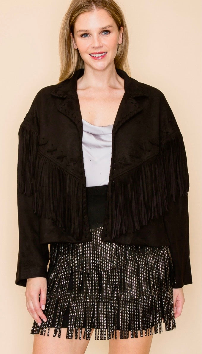Sparkle Layered Stone Skirt
