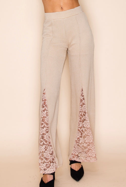 CLASSY FRONT LACE PANTS