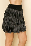 Sparkle Layered Stone Skirt