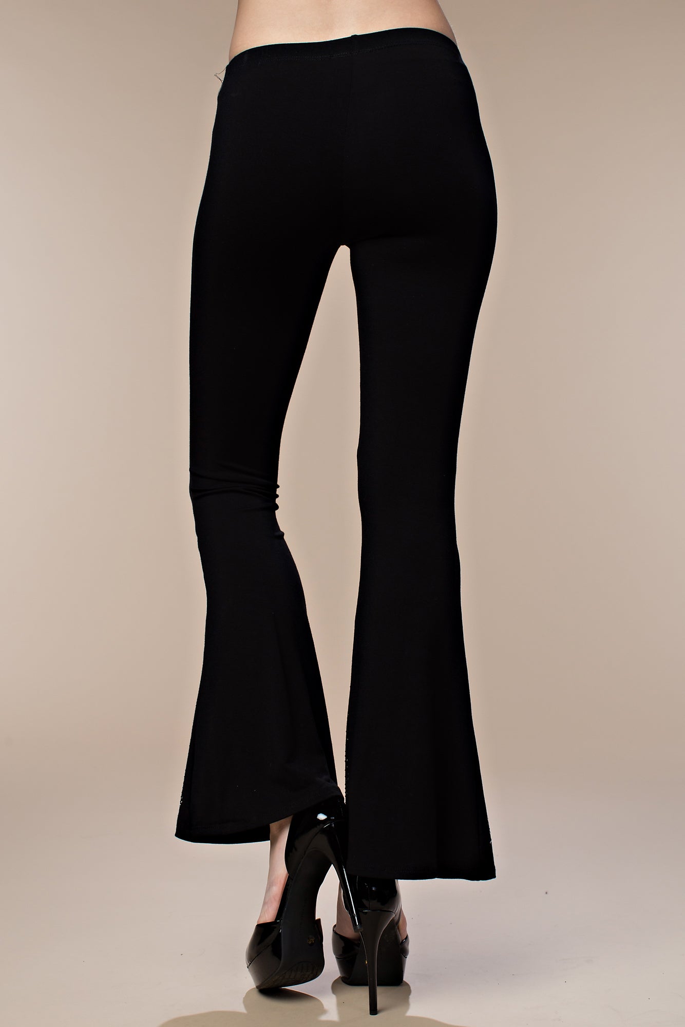 Crystal Flare Black Pants