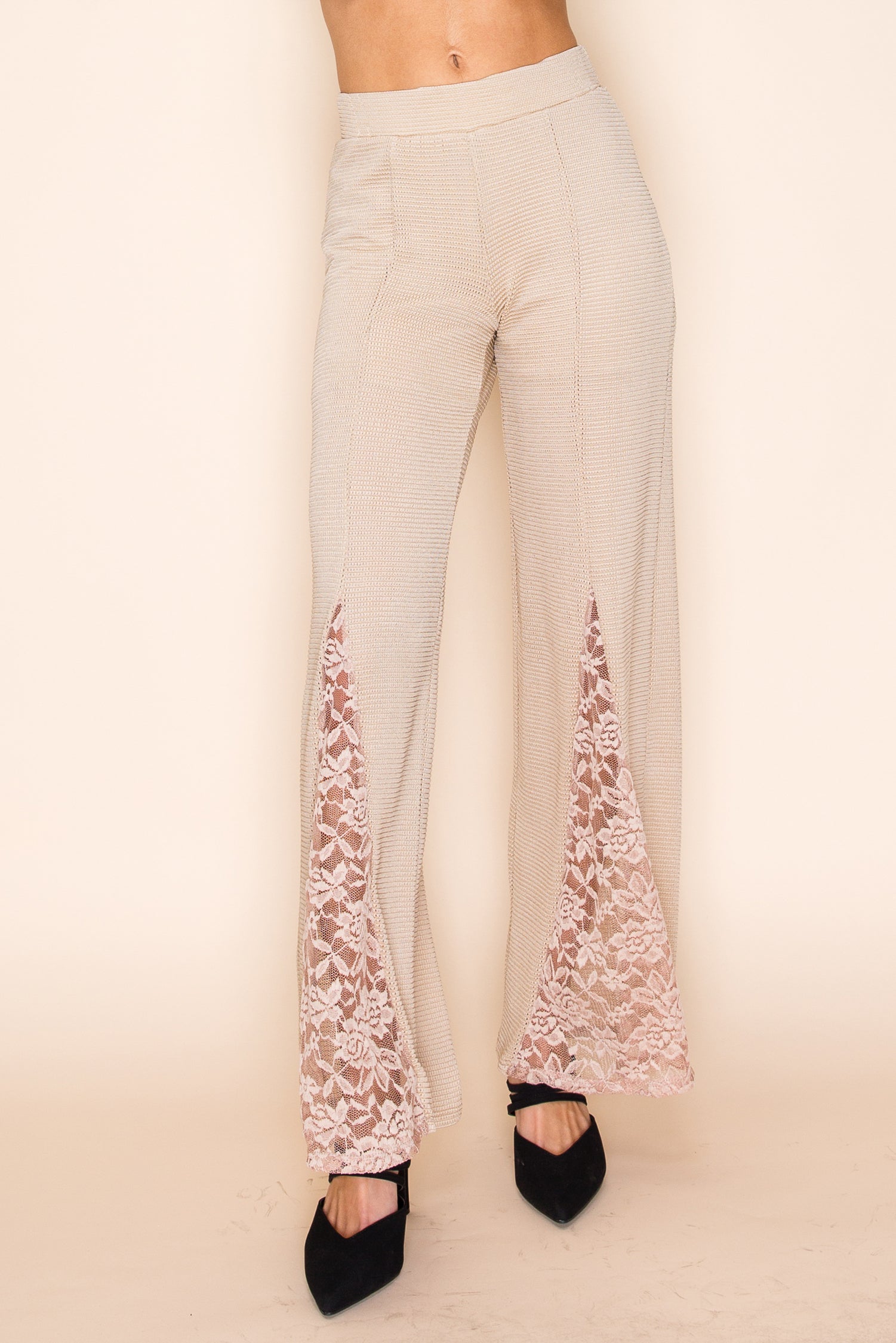 CLASSY FRONT LACE PANTS